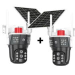 paclk 2 camera solaire 12mp zoom optic optique