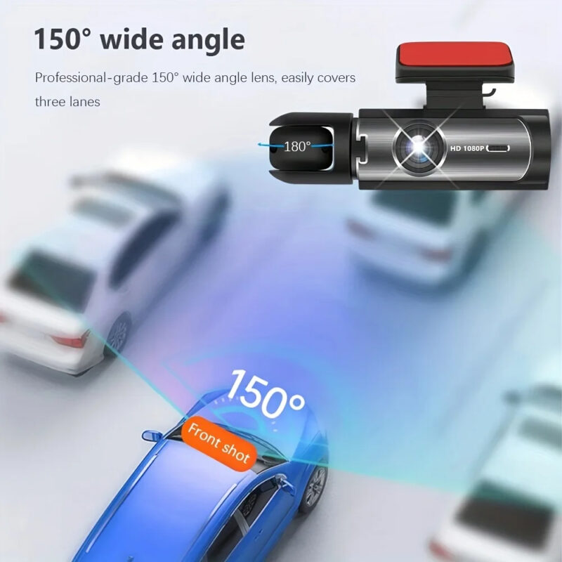 Dash Cam Voiture 1080P Double Caméra avec Vision Nocturne – Image 3