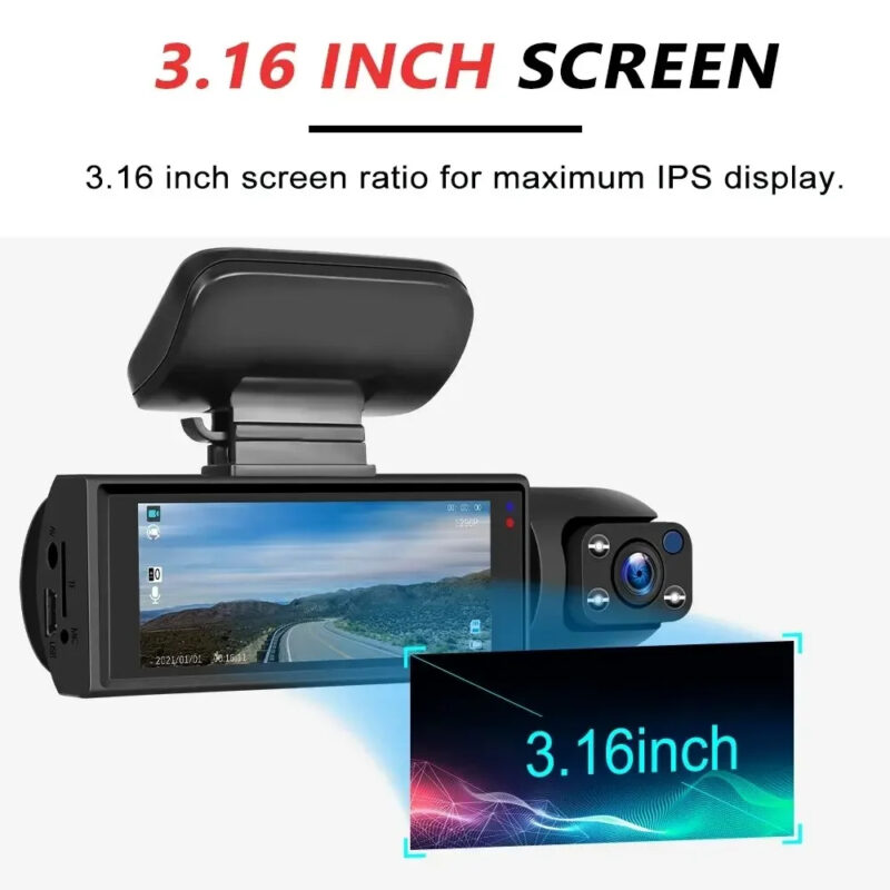 Dash Cam Voiture 1080P Double Caméra avec Vision Nocturne – Image 5