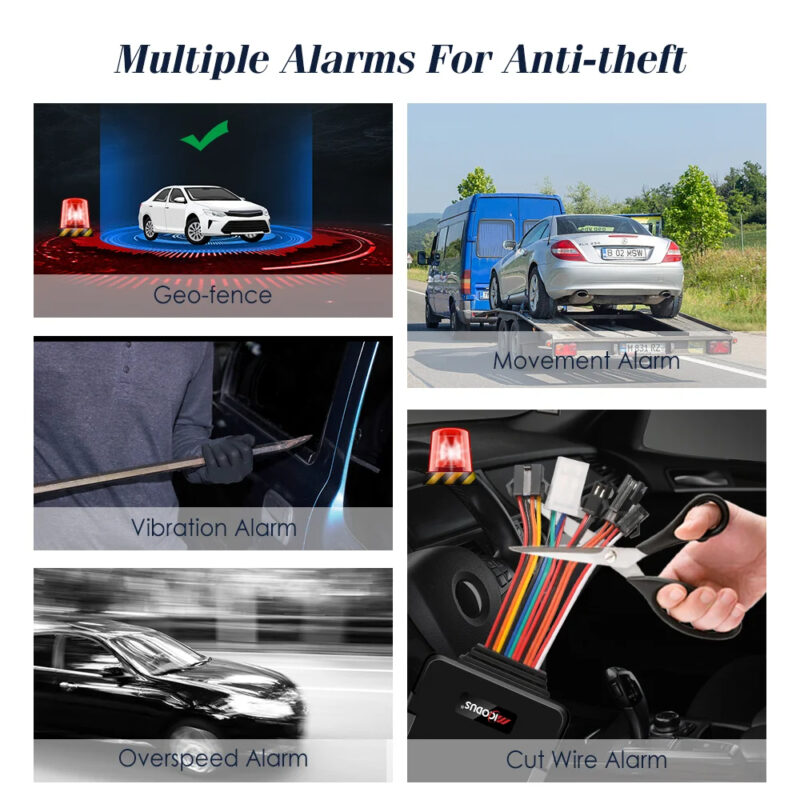 Tracker GPS MiCODUS MV501G 4G – 1000 mAh avec surveillance vocale et coupure de carburant à distance – Image 4