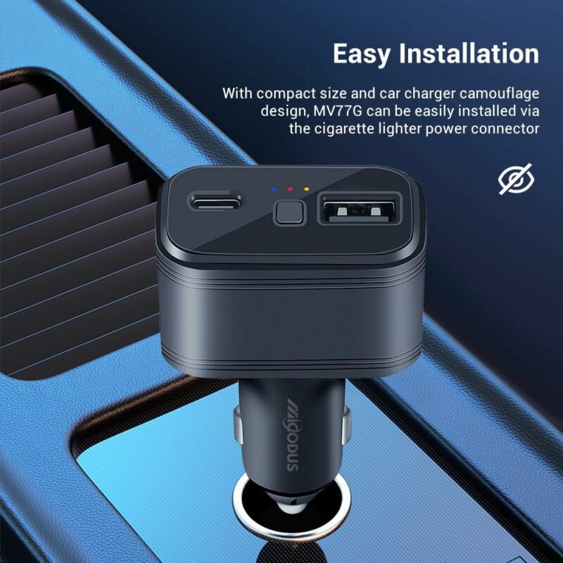 MiCODUS MV77G – Traceur GPS 4G pour Voiture avec SOS & Moniteur Vocal – Image 3