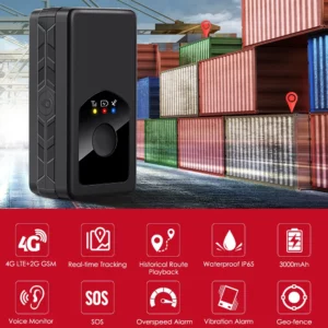 Traceur GPS 4G Micodus MP90G – Batterie Longue Durée 3000mAh & Étanchéité IP65